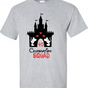 Celebrating Squad  Anniversary at Disney with custom year  couples matching valentine family matching tshirt
