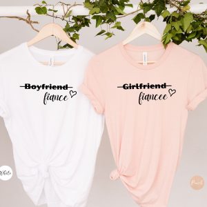 GirlFriend Boyfriend Fiancee T-Shirt | Matching Couple Shirts