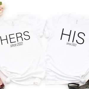 Hers His T-Shirt | Matching Couple T-Shirt